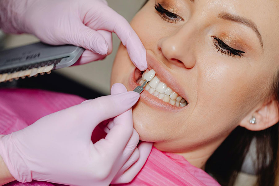 Dental implant patient in Melbourne receiving treatment